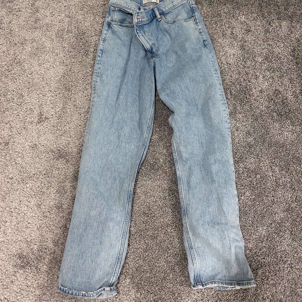 Abercrombie light wash jeans